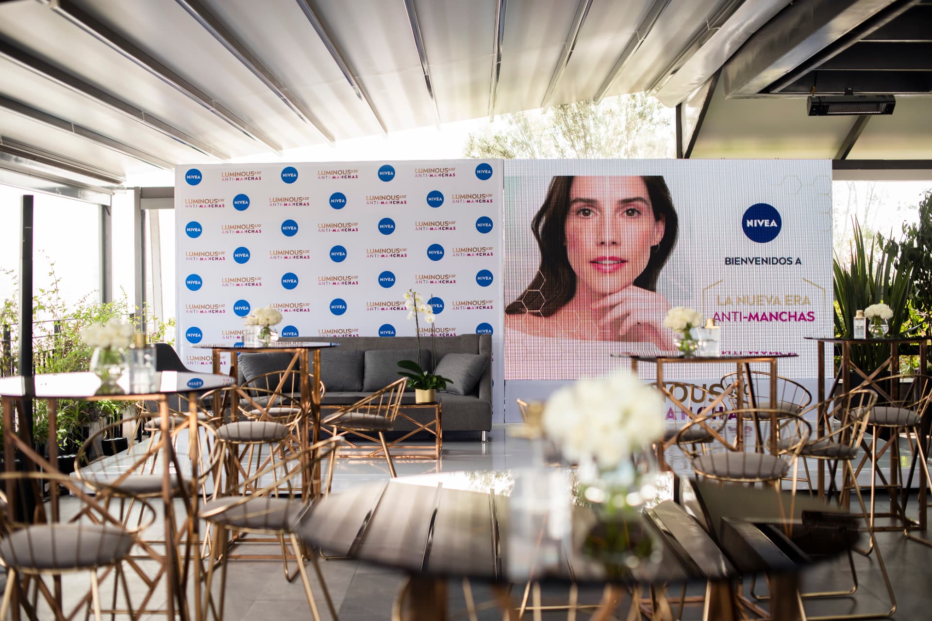 Nivea — montaje del rooftop