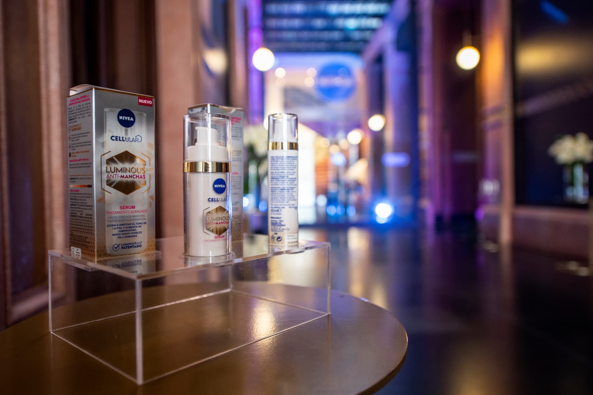 Nivea — producto en la recepción nocturna