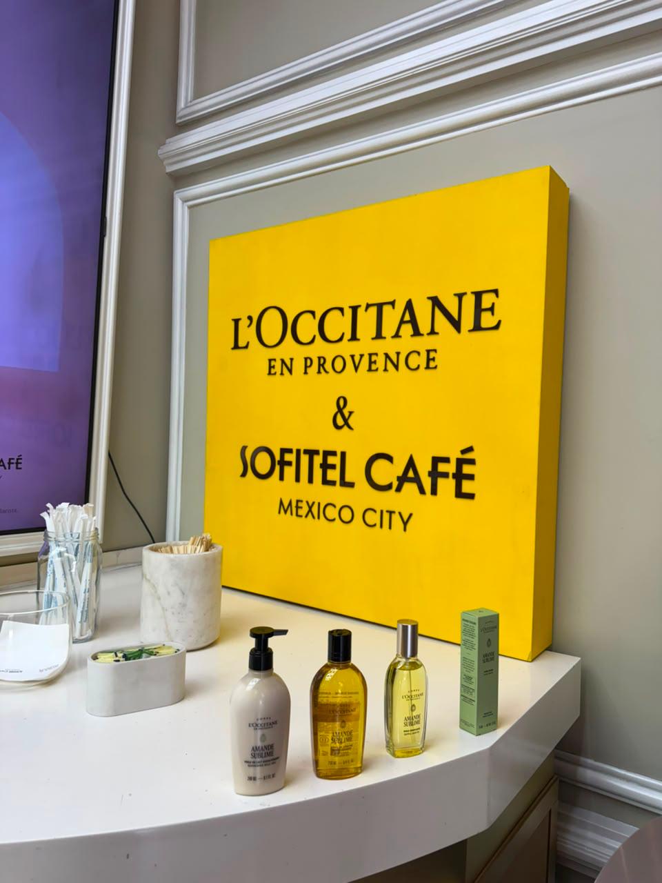 L'Occitane x Sofitel — Sofitel Café signage